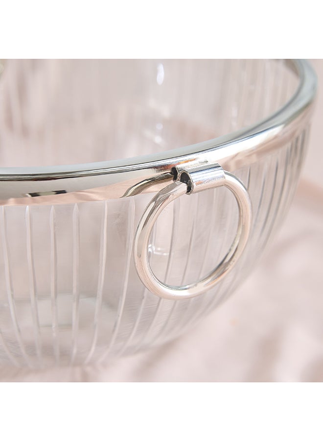 Home Box Glass Salad Bowl with Handles - Image 3